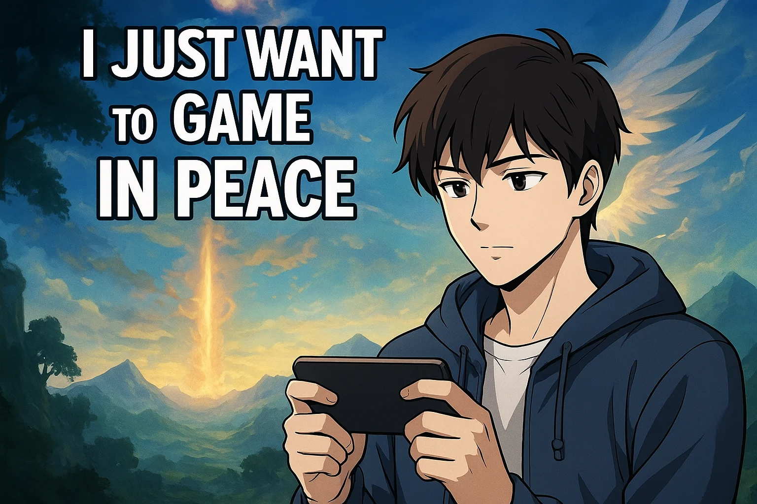 i just want to game in peace manhwa