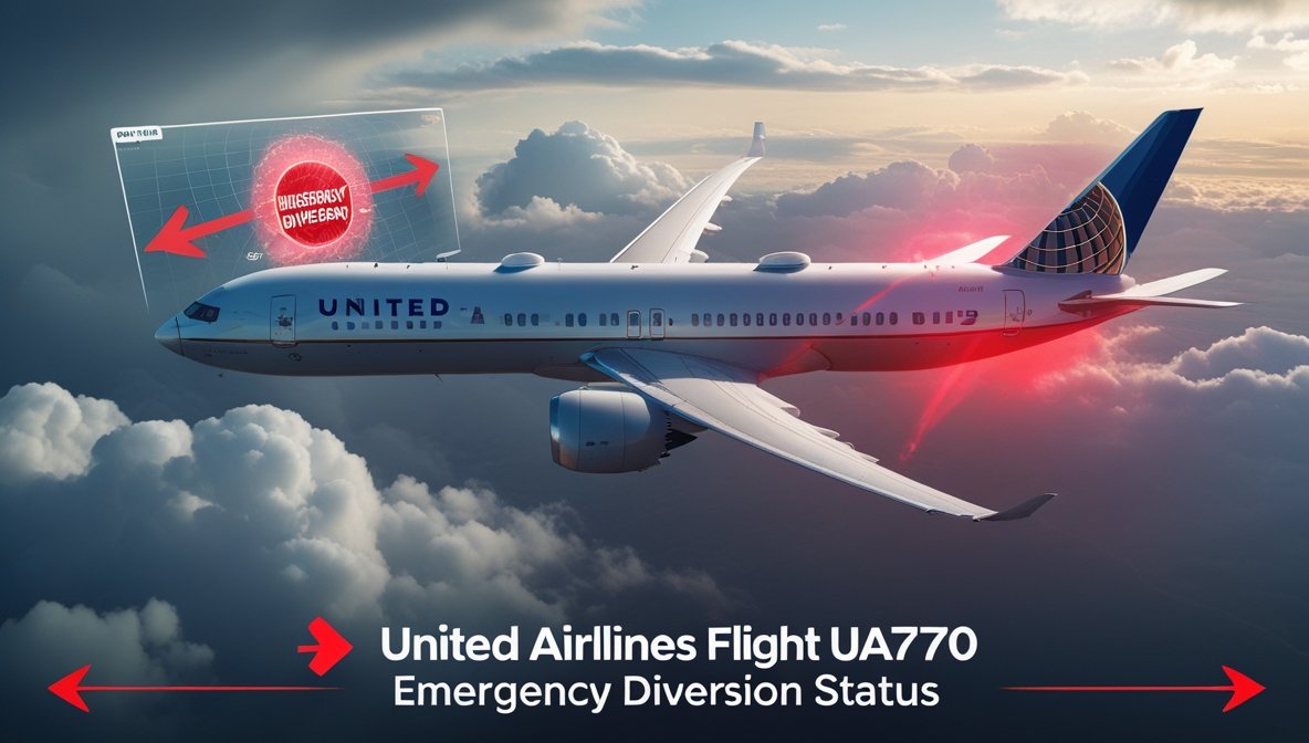 United Airlines Handled Flight UA770 Emergency